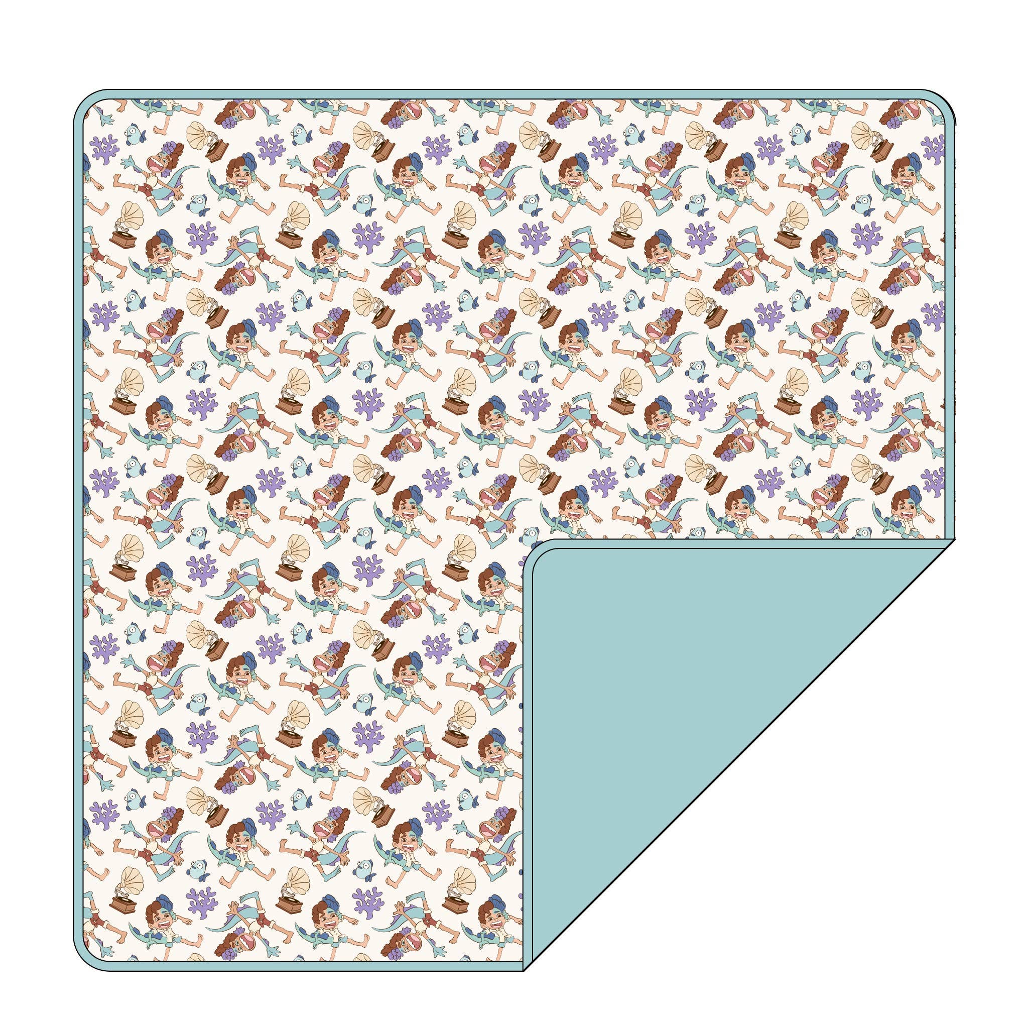 Blush Lotus - Wholesale Bedding Blanket - Kids & Baby - Silenzio, Bruno! - Blanket1