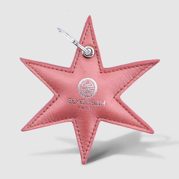 Etoile keychain gift box (pink) for wholesale by Elyousah Paris  ,société SAROU