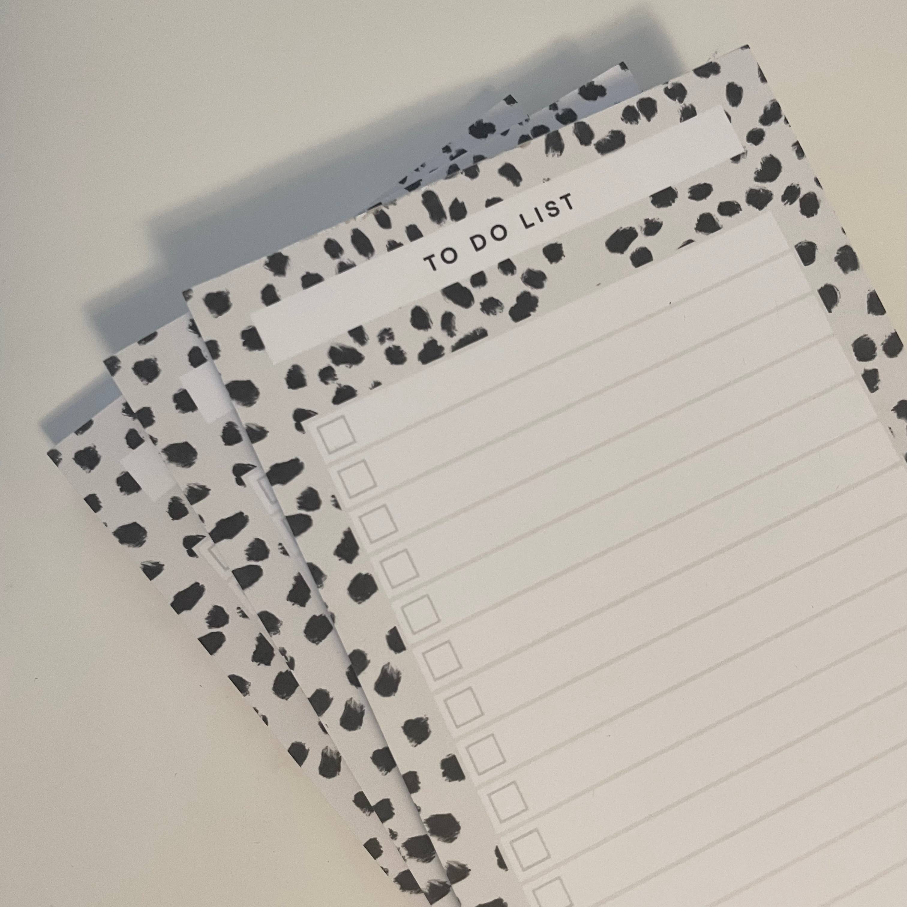 Dolly’s Doodles – wholesale Anteckningsblock – Att göra-lista A6 Dalmatian Anteckningsblock Planner Brevpapper1