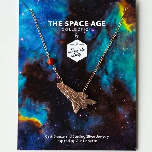 Bang-Up Betty - Wholesale Pendant/Charm Necklace - Space Shuttle Necklace