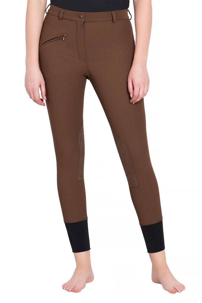JPC Equestrian - Vente Pantalon – femme - Pantalon d'équitation côtelé TuffRider pour femme12
