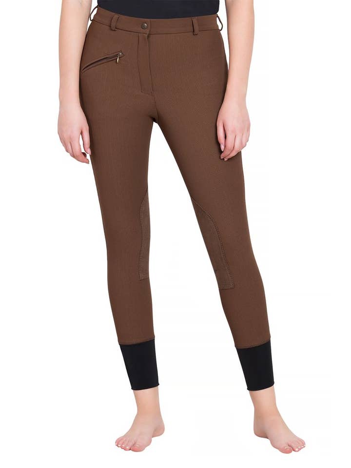JPC Equestrian - Wholesale Pants – Women's - TuffRider Ladies Ribb Knee Patch Breeches12
