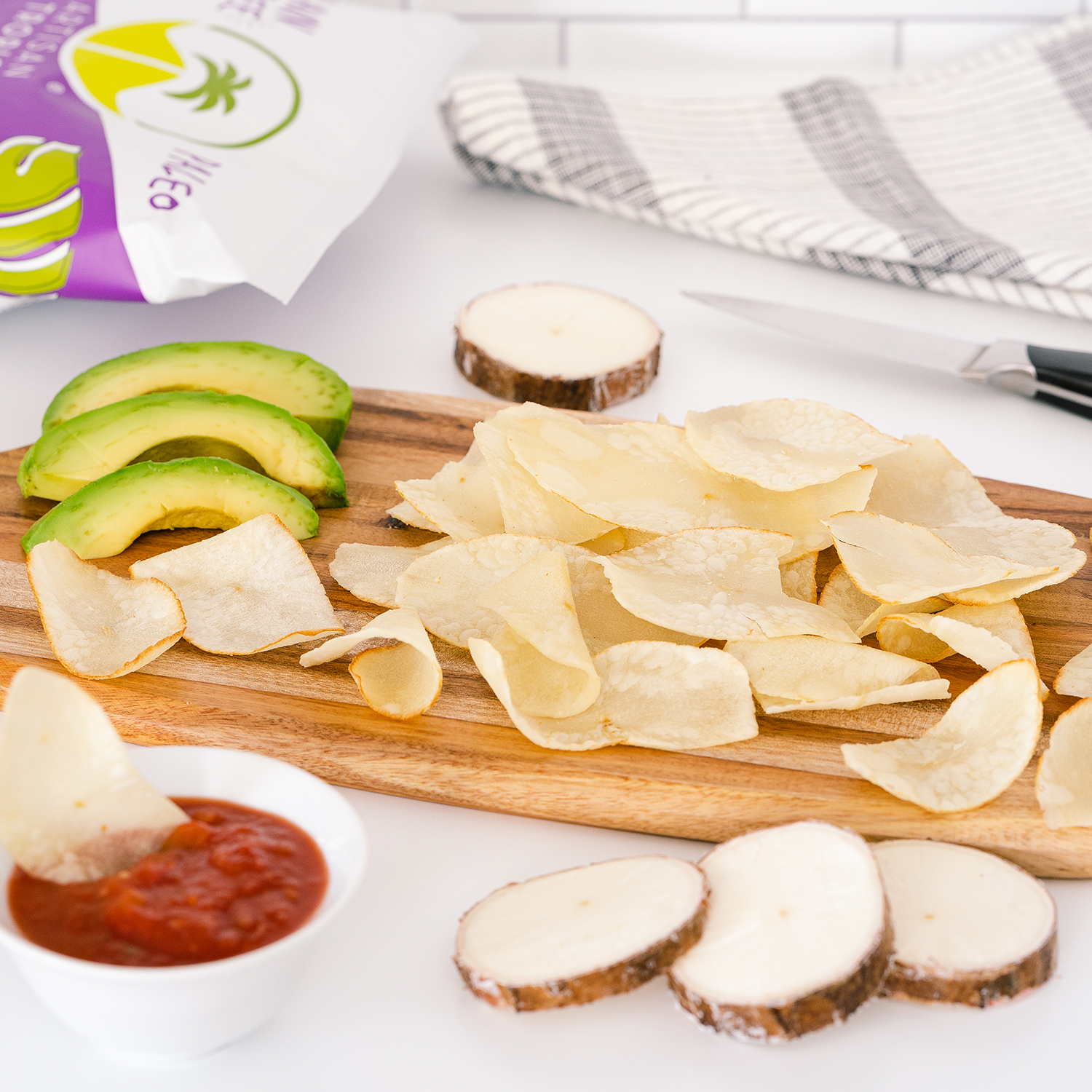 Artisan Tropic - Wholesale Chips - 4.5 oz Cassava Strips: Sea Salt2