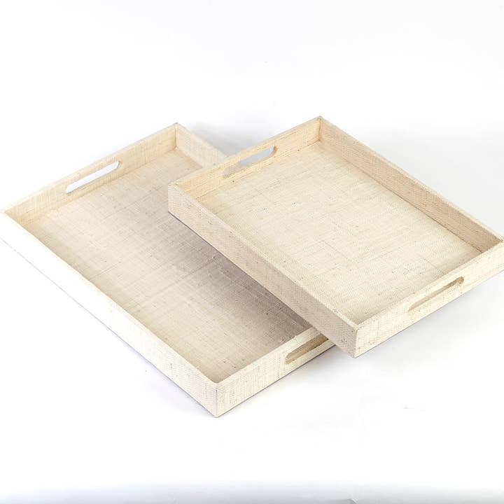 Adie Positively Simple Decorative Trays Set of 2 for wholesale by Larone Artisans, LLC