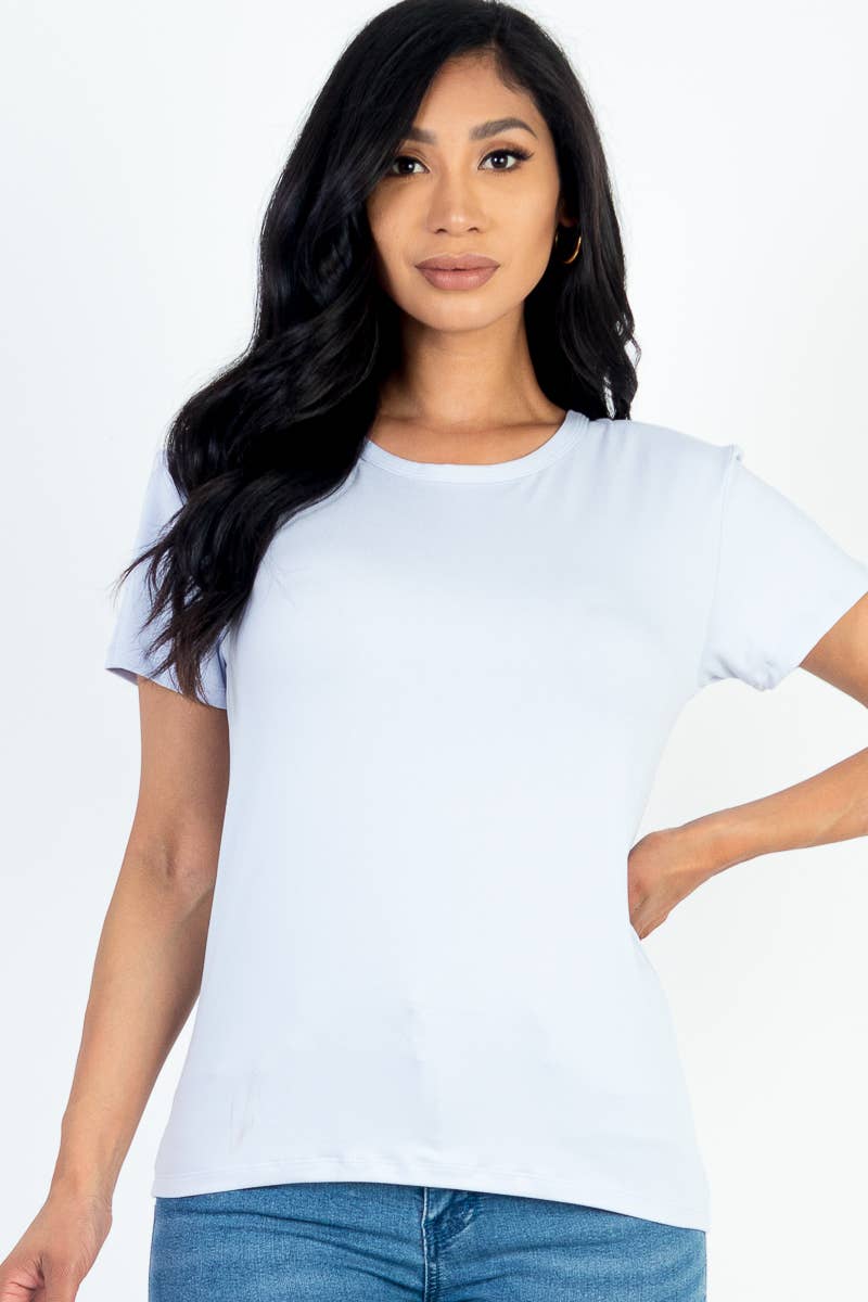 CAPELLA APPAREL – wholesale T-shirt – women's – Basic Short Sleeve T-shirt15