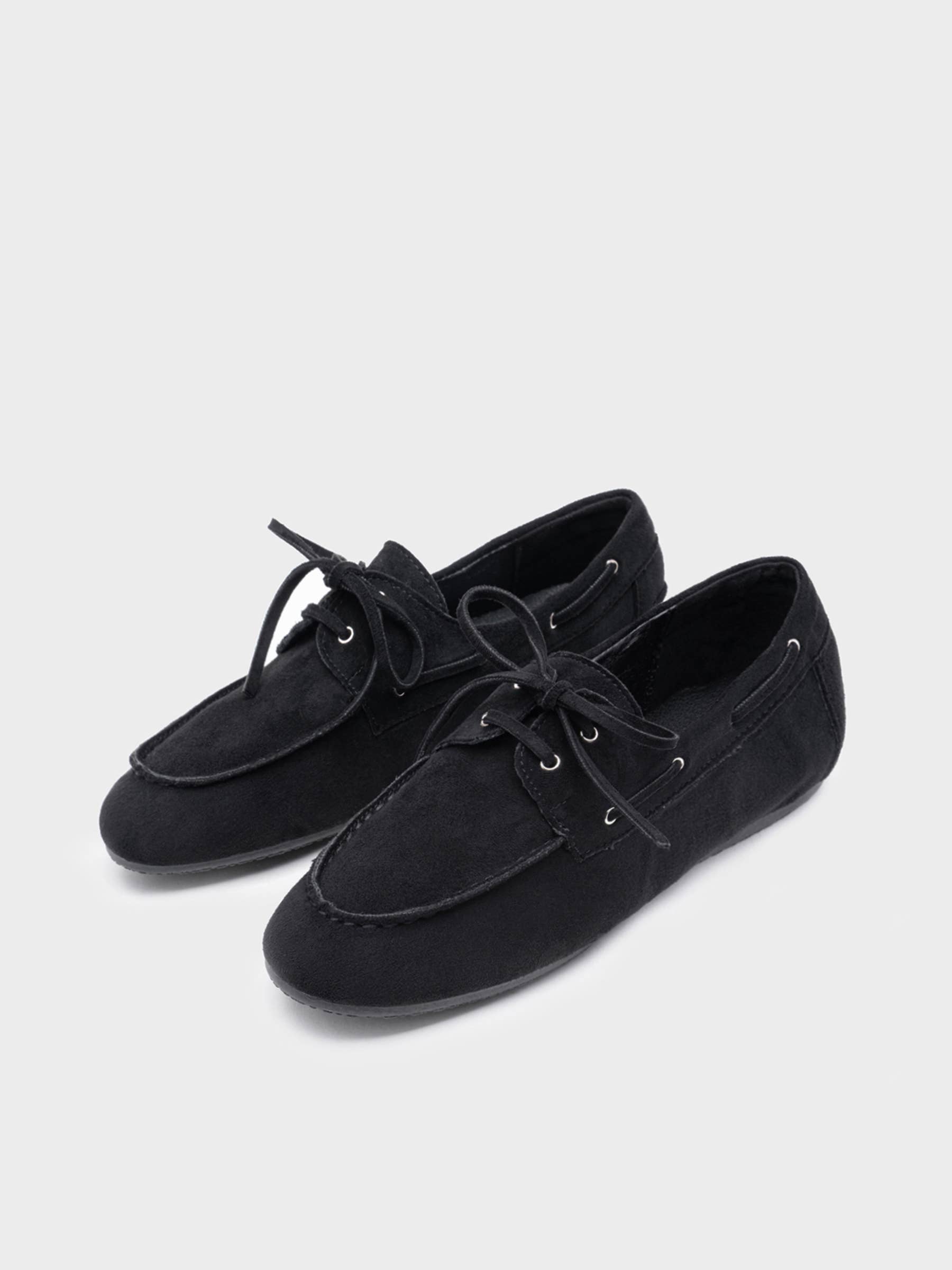 CEREZA - Vendita all'ingrosso Mocassini - Donna - MOCASSINO IN CAMOSCIO NAUTICO CON LACCI1