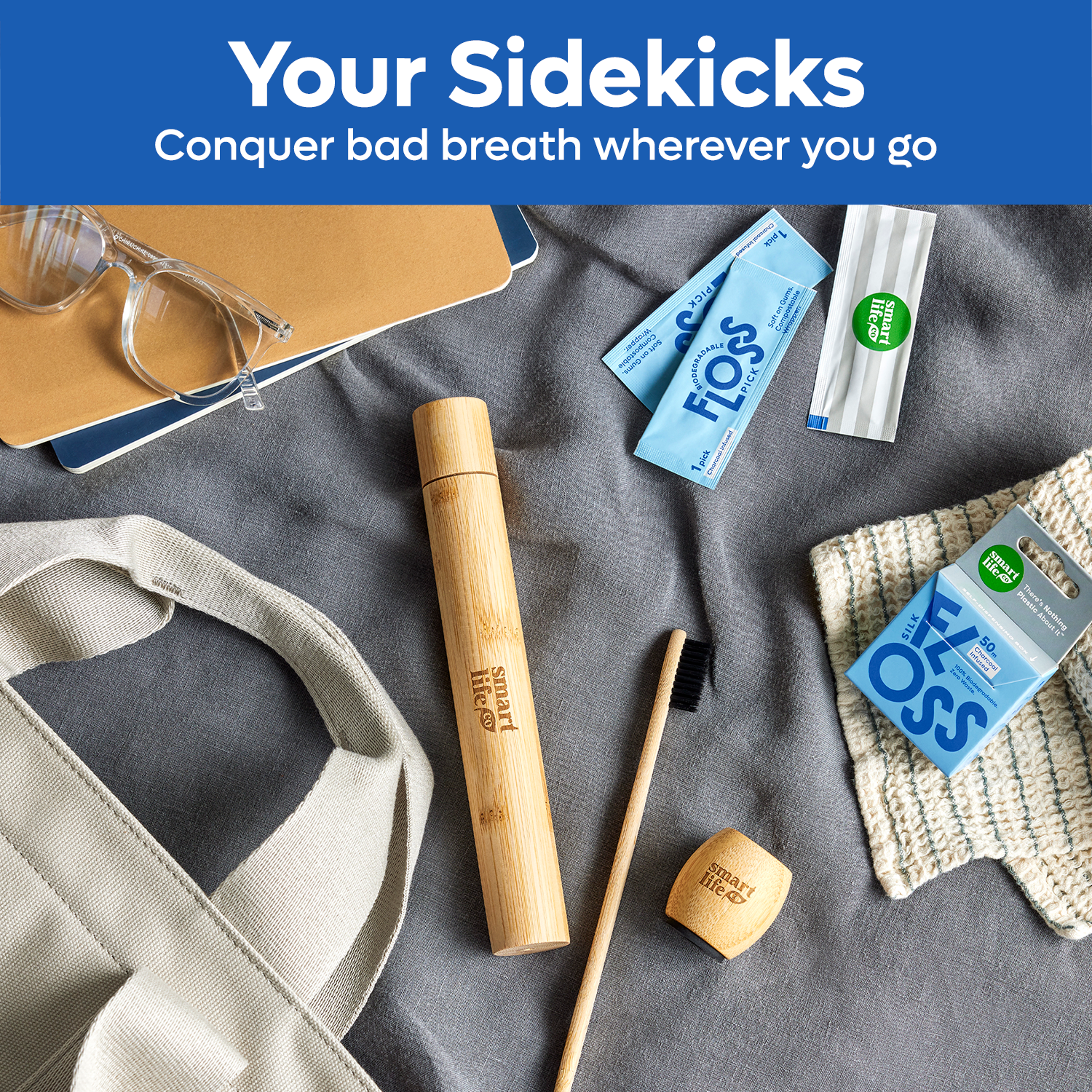 SmartLifEco - Wholesale Toothbrush - Bamboo Toothbrush Travel Kit | 6 Piece4