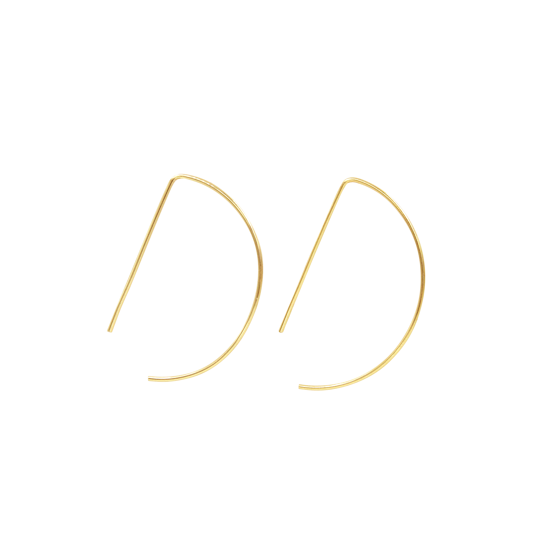 Sunday Girl by Amy DiLamarra - Wholesale Dangle Earrings - ER-311 | Half Circle 2 Way Earrings ships1