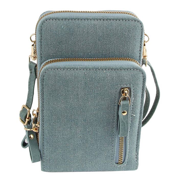 Handbag Factory Corp - Wholesale Crossbody Bag - Women's - Multi Pocket Cellphone Crossbody Bag3