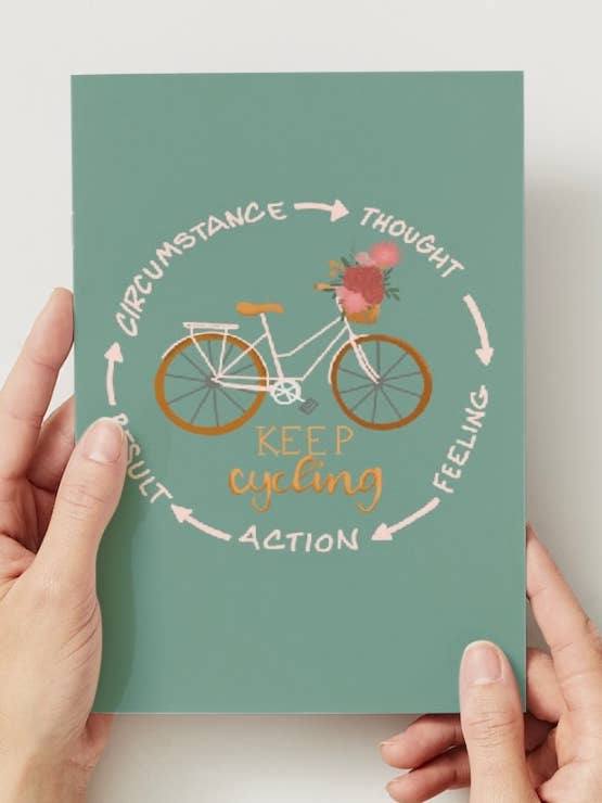 Mindset Reset Cycle Journal for wholesale by Sonshine Paperie