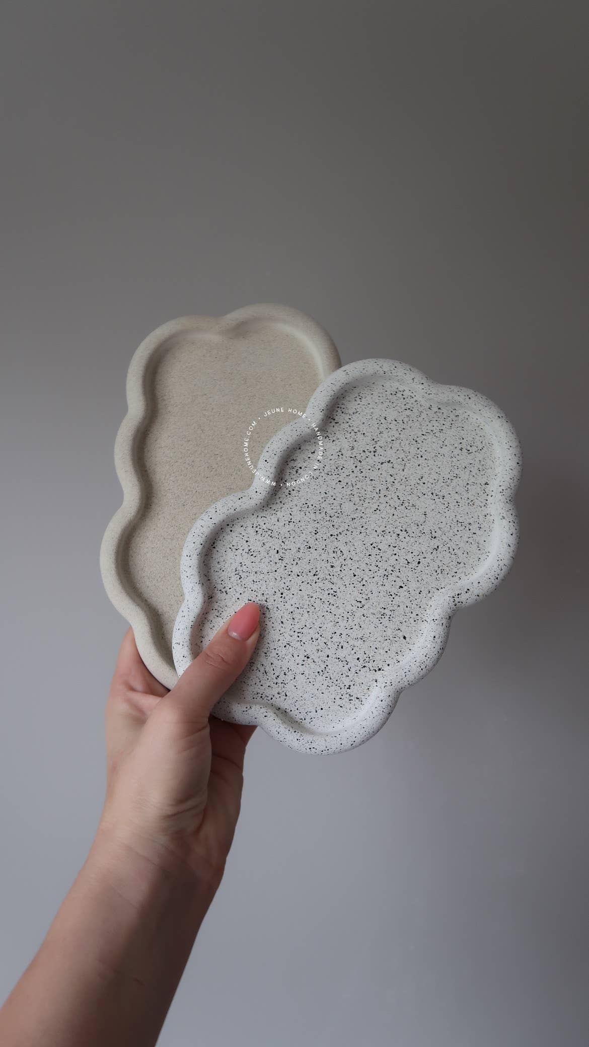 Jeune Home - Wholesale Decorative Tray - Nami - oblong wavy tray | Wavy tray | cloud tray 3