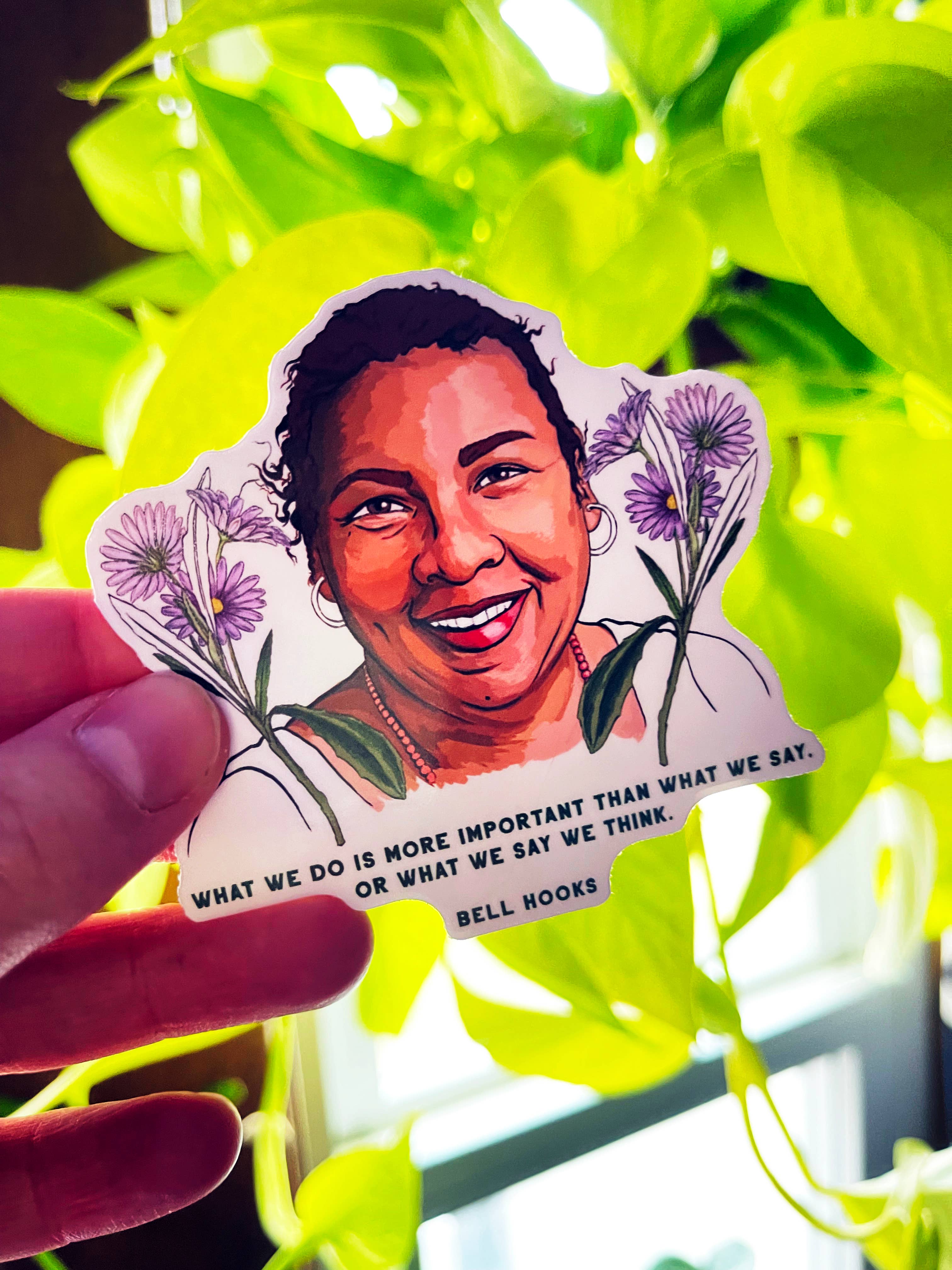 Fabulously Feminist – Großhandel Aufkleber – Was wir tun, ist wichtig, Bell Hooks: feministischer Aufkleber5