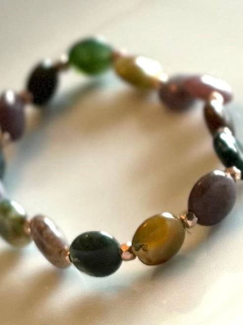 'Amazing Agate' Bracelet for wholesale by Dragonfly Mama Designs, LLC