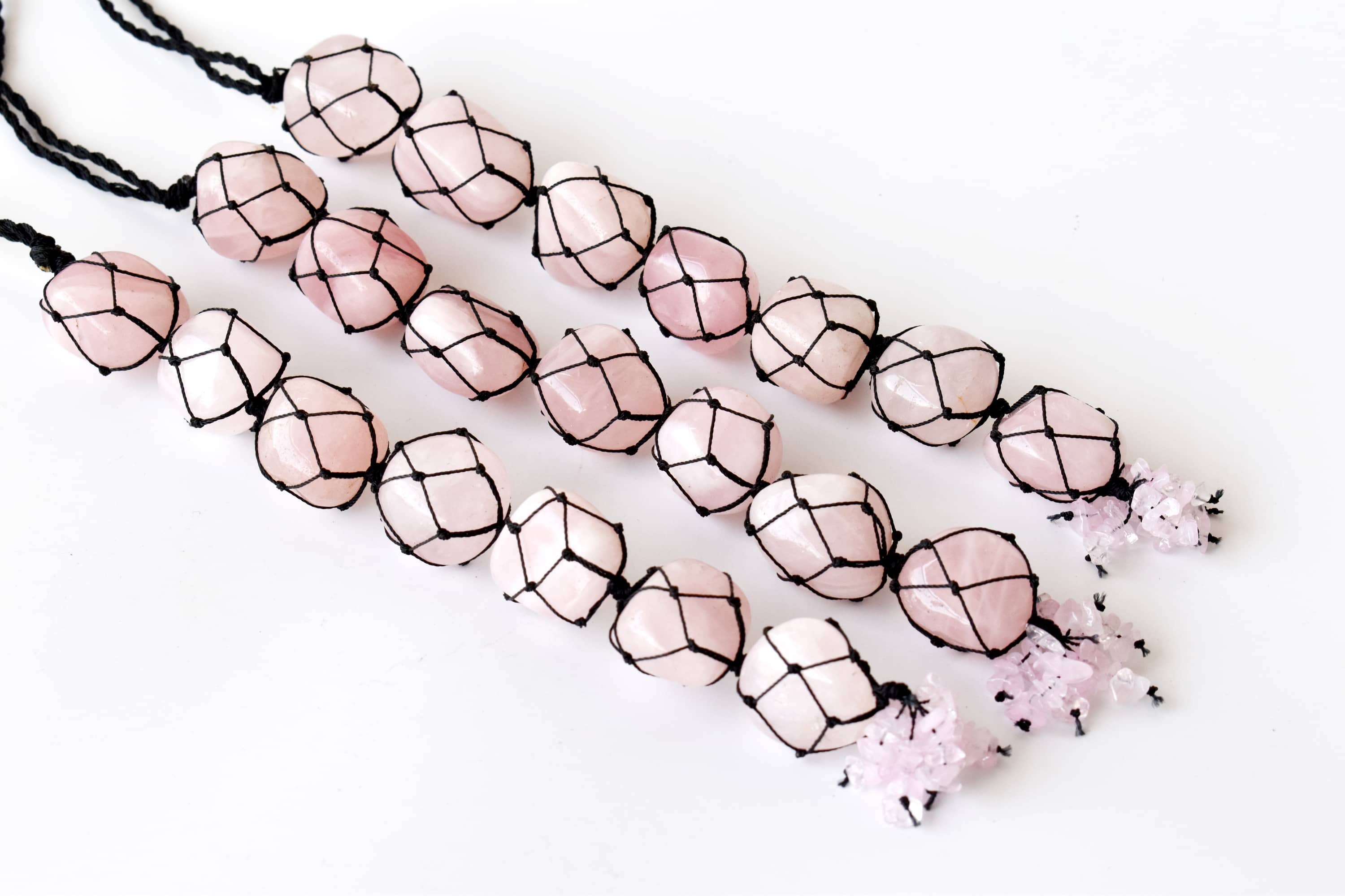 Soothing Crystals - Wholesale Car Decorative Charm - Unisex - Crystal Hanger | Rose Quartz | Stone Hanger Car Accessories1