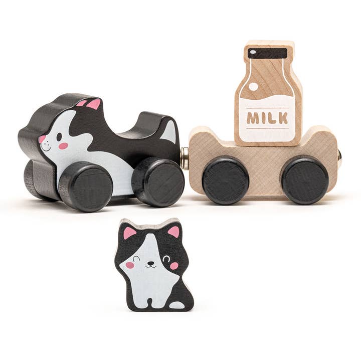 Fainotoys - Wholesale Wood Toy - Kids - Wooden toy "Clever  Кitties"0