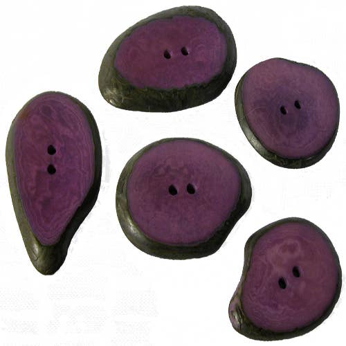 One World Projects - Wholesale Sewing Button/Snap - Small Tagua Sliced Buttons11