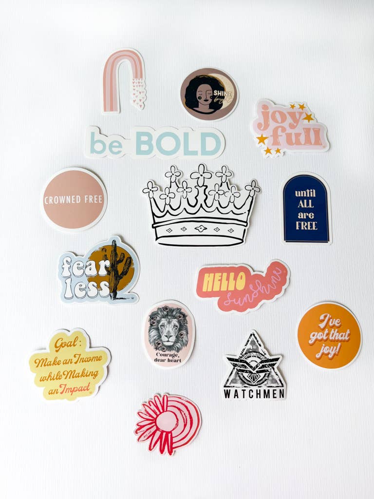 Crowned Free - Wholesale Wall Decal/Stickers - Be Bold Decal1