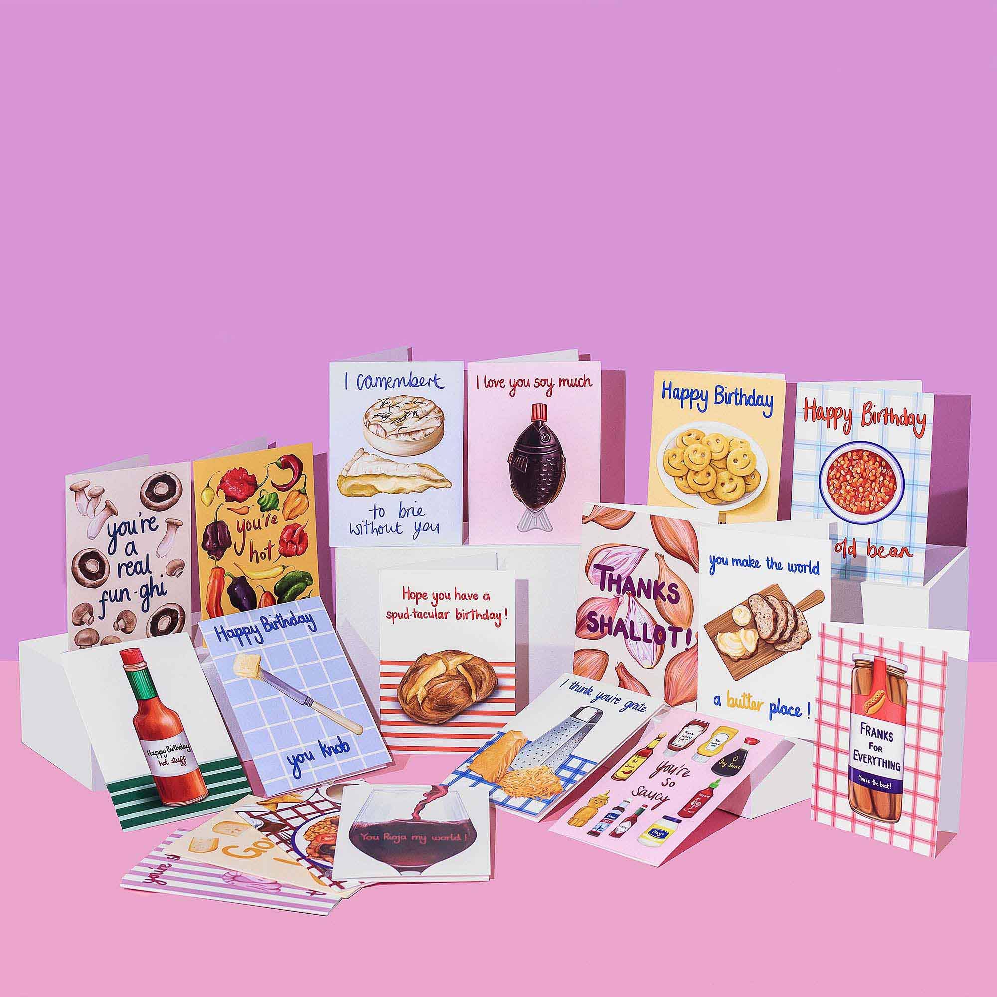 Katie Tinkler illustration - Venta al por mayor Tarjetas de San Valentín - Love You Soy Much - Tarjeta de felicitación para el día de San Valentín4