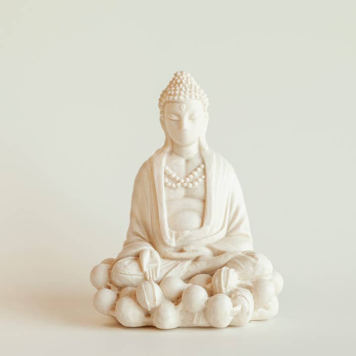 DECORATIVE & AROMATIC BUDDHA PIECE (WHITE) for wholesale by Manulena