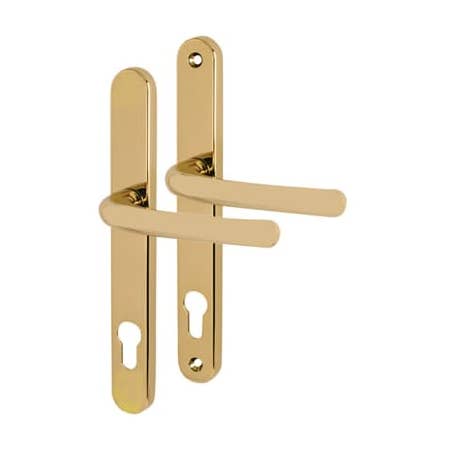 Diybasket – wholesale Knob/pull – Fab & Fix Balmoral uPVC Multipoint Lever/Lever Door Handle - 92mm c/c - Hardex Gold0