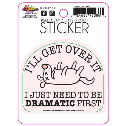 Kalan – Adesivo por atacado – Vou Superar, Só Preciso Ser Dramático Autocolante Recortado