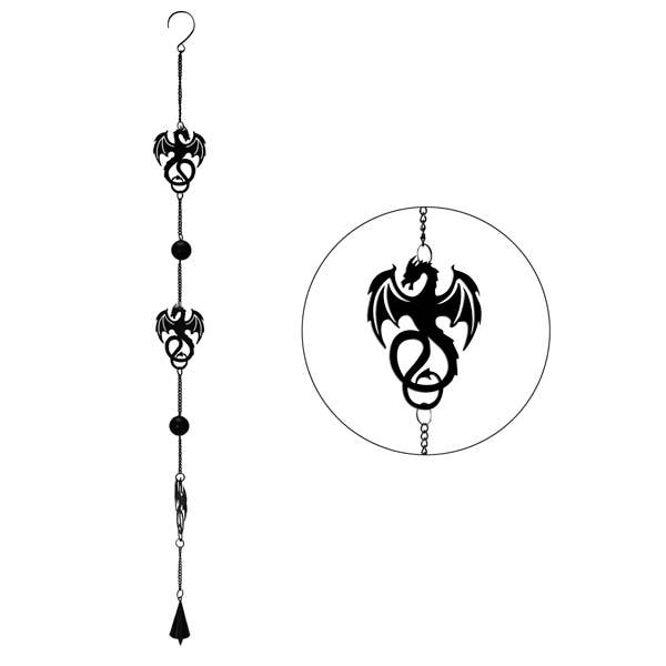 Alchemy Gothic Metal Hanging Decoration Wyverex for wholesale by Pacific Trading