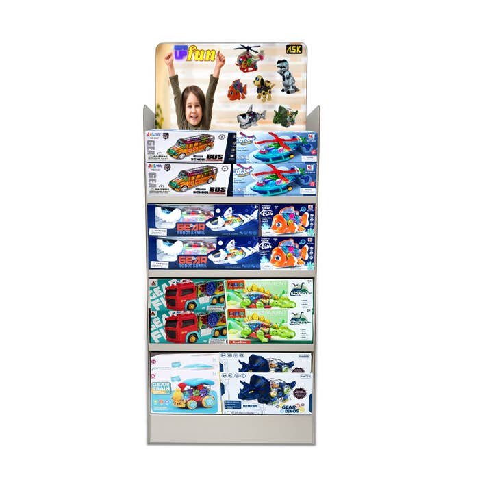 Gear Toy Assorted 64ct Display for wholesale by ASK Wholesale