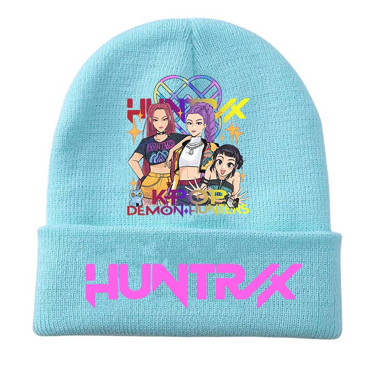 Gorro de Malha Personalizado K-POP Demon Hunters, Adequado para Adultos e Crianças por atacado de Lilyrosy(Duty free)
