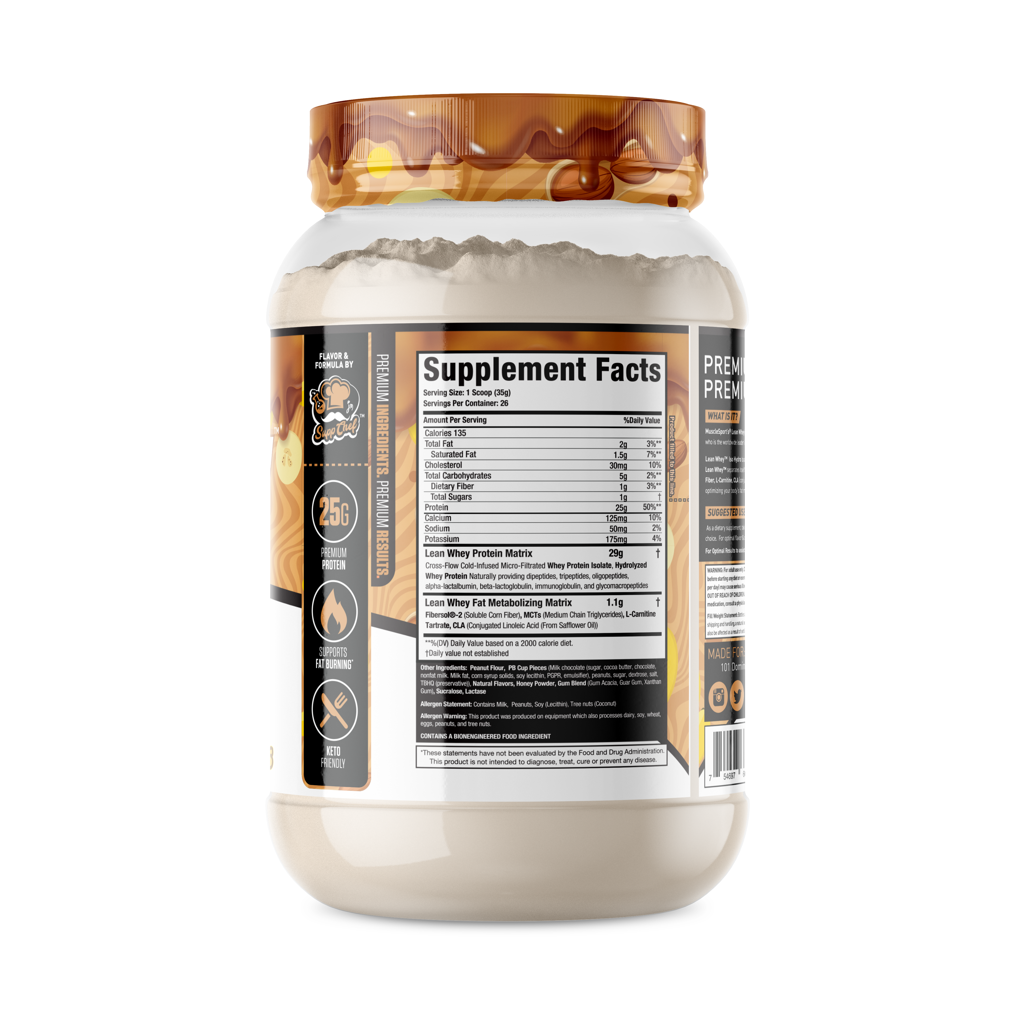 MuscleSport - Wholesale Protein/superfood powder - Lean Whey® Iso Hydro Gourmet Protein 2lb - Limited Edition26