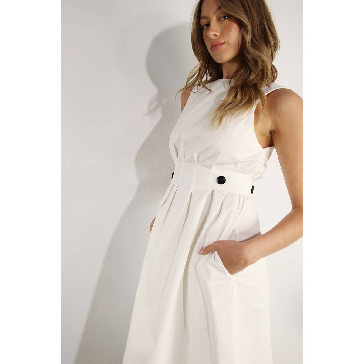 Mulla - Vente Robe – femme - ROBE PLISSÉE EN COTON21