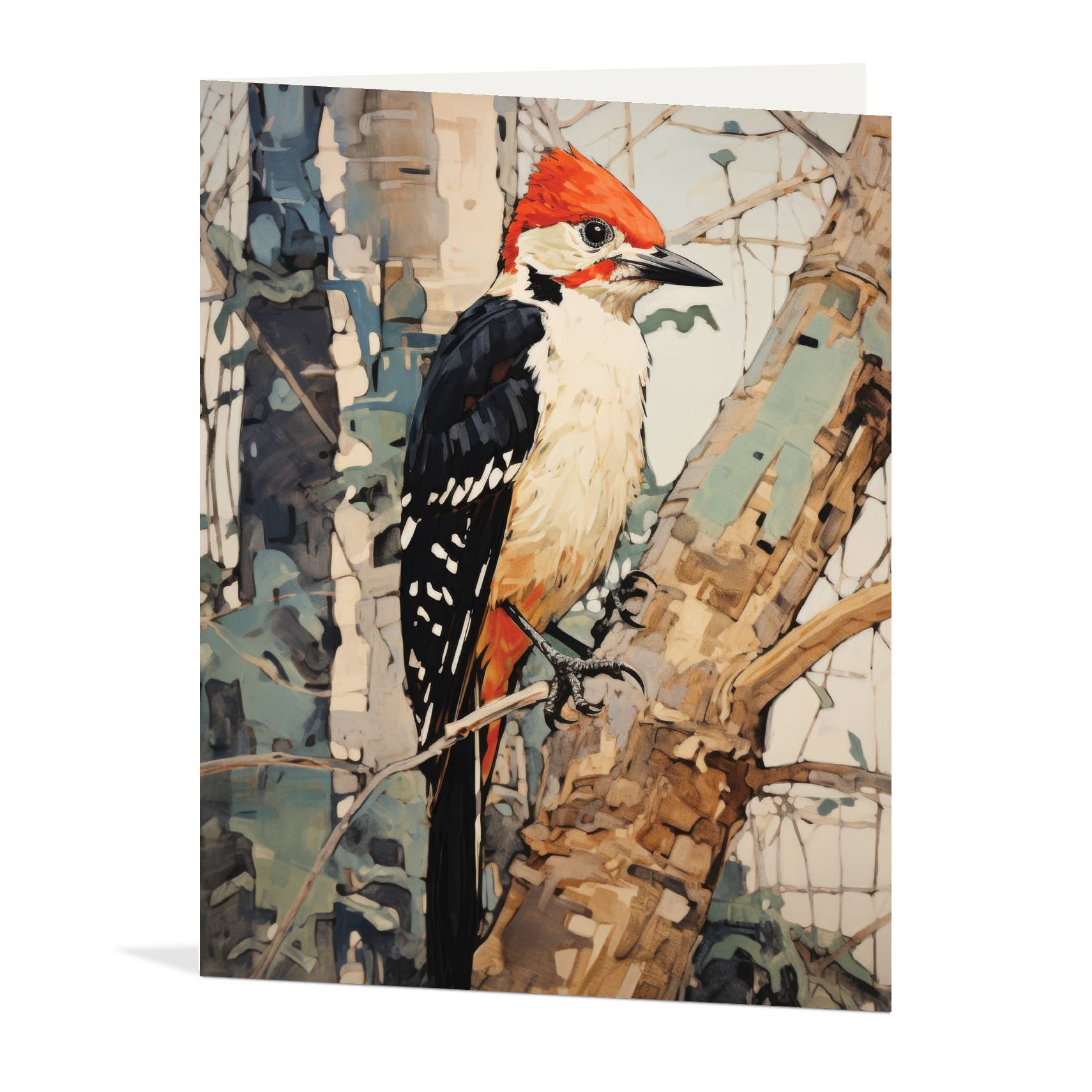 Waterknot - Vendita all'ingrosso Biglietti di auguri generici - Biglietto Vuoto Picchio2