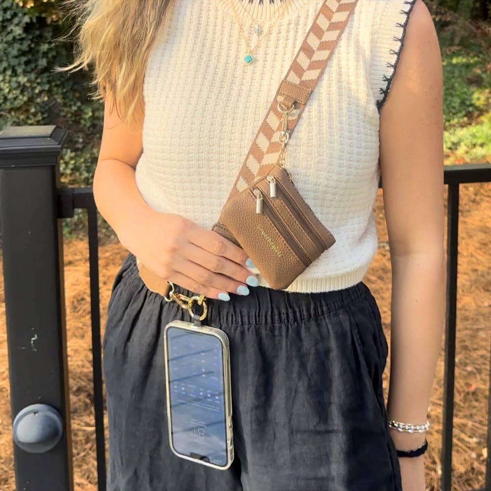 Save The Girls - Wholesale Phonecase Strap - Clip & Go Strap w/Zippered Pouch Chevron9