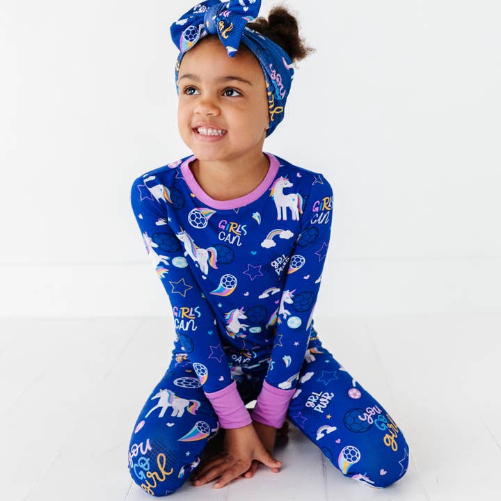 Pijama Unicorn Goals para bebés y niños grandes para venta al por mayor de Kiki + Lulu