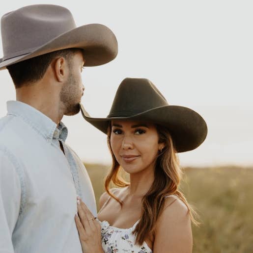 American Hat Makers - Wholesale Cowboy Hat - Unisex - 100% Wool Felt Western Cowboy Hat - Style Cattleman71
