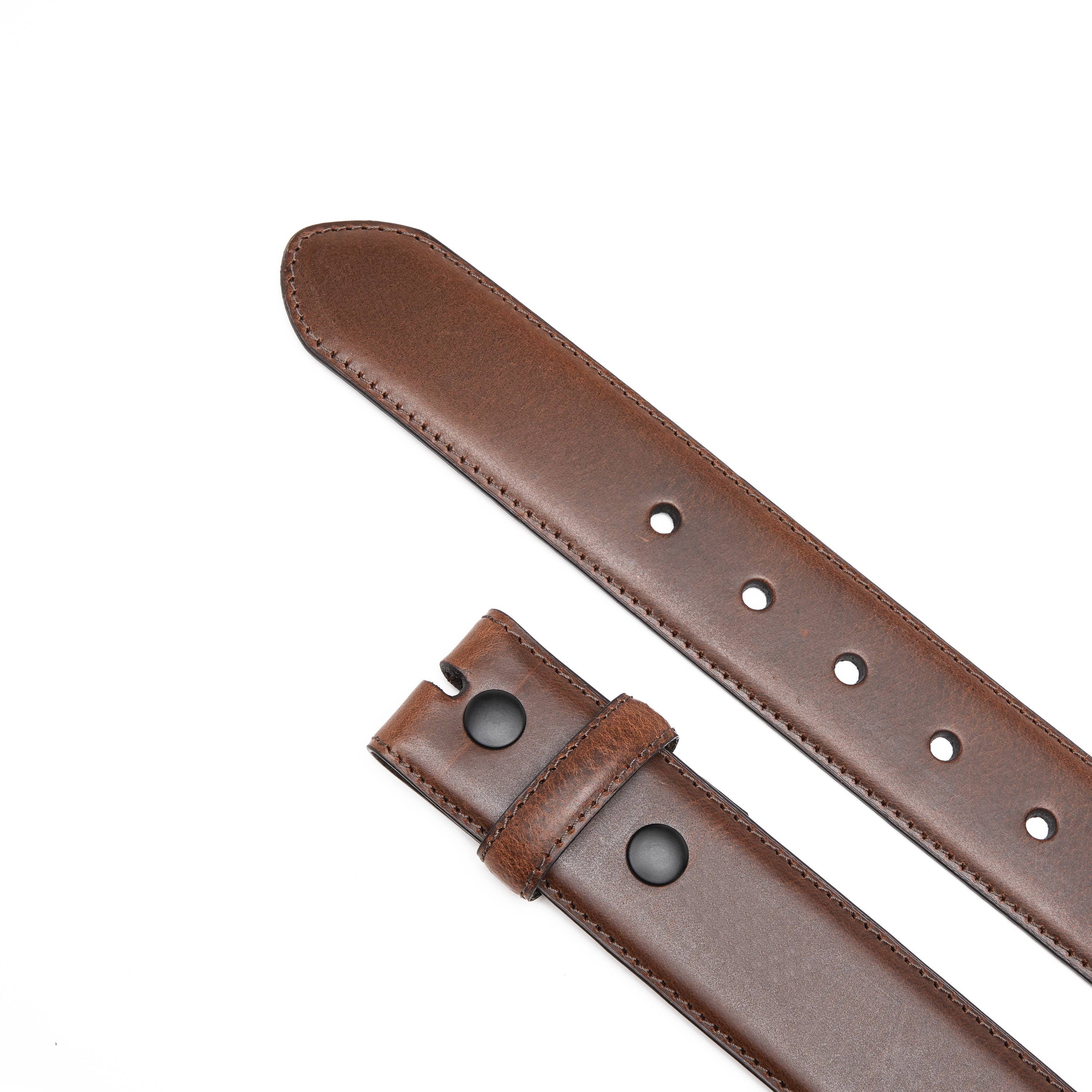 Fabio Valenti - Wholesale Belt - Men's - Genuine Leather Men's Belt with Snap-On Strap without Buckle7