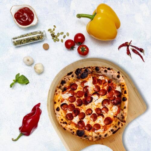 Silk Route Spice Company – wholesale Pizza board – Pizza Stone & Paddle Set