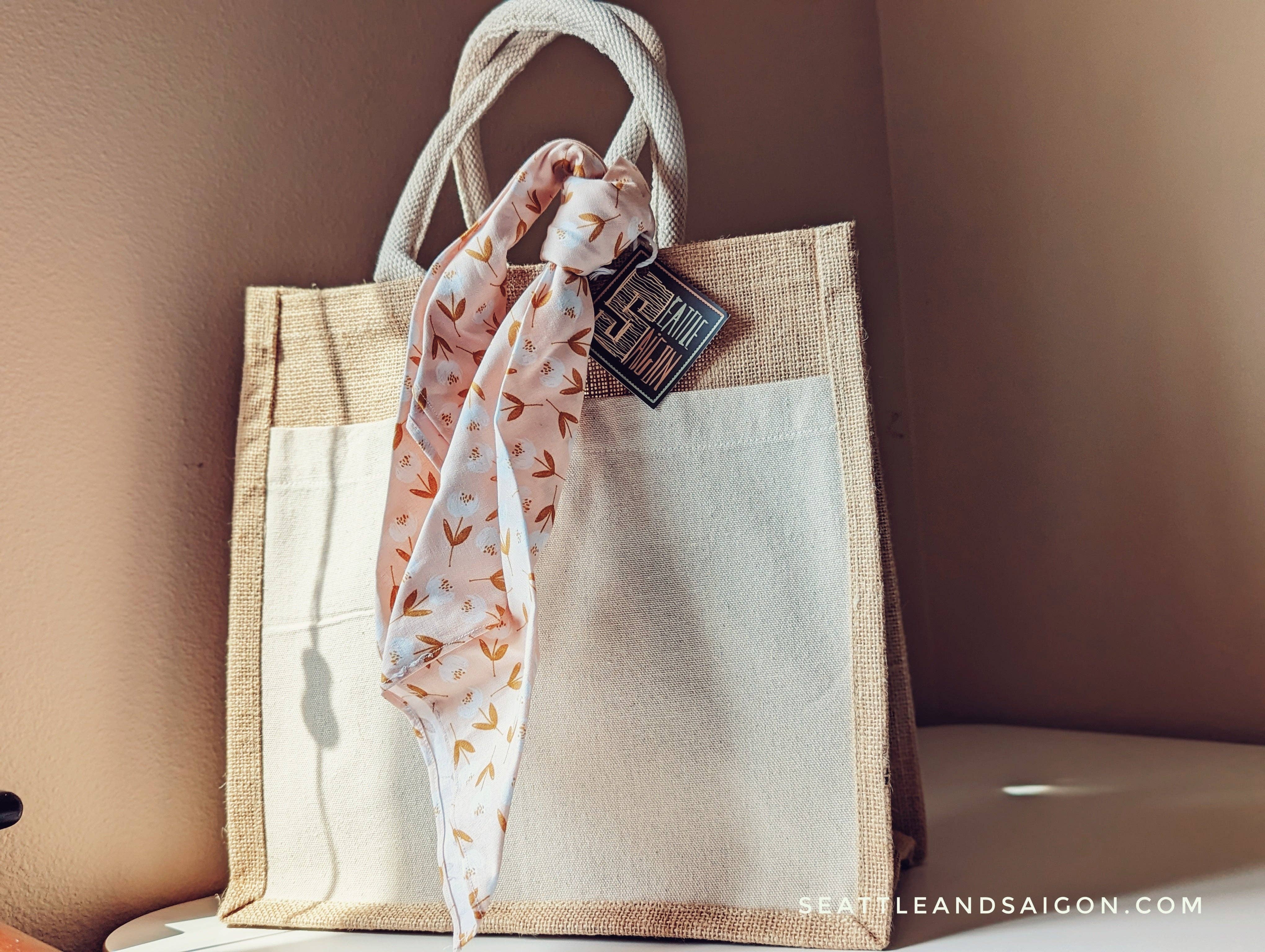 Seattle and Saigon - Wholesale Tote Bag - Women's - JUTE HANDBAG3