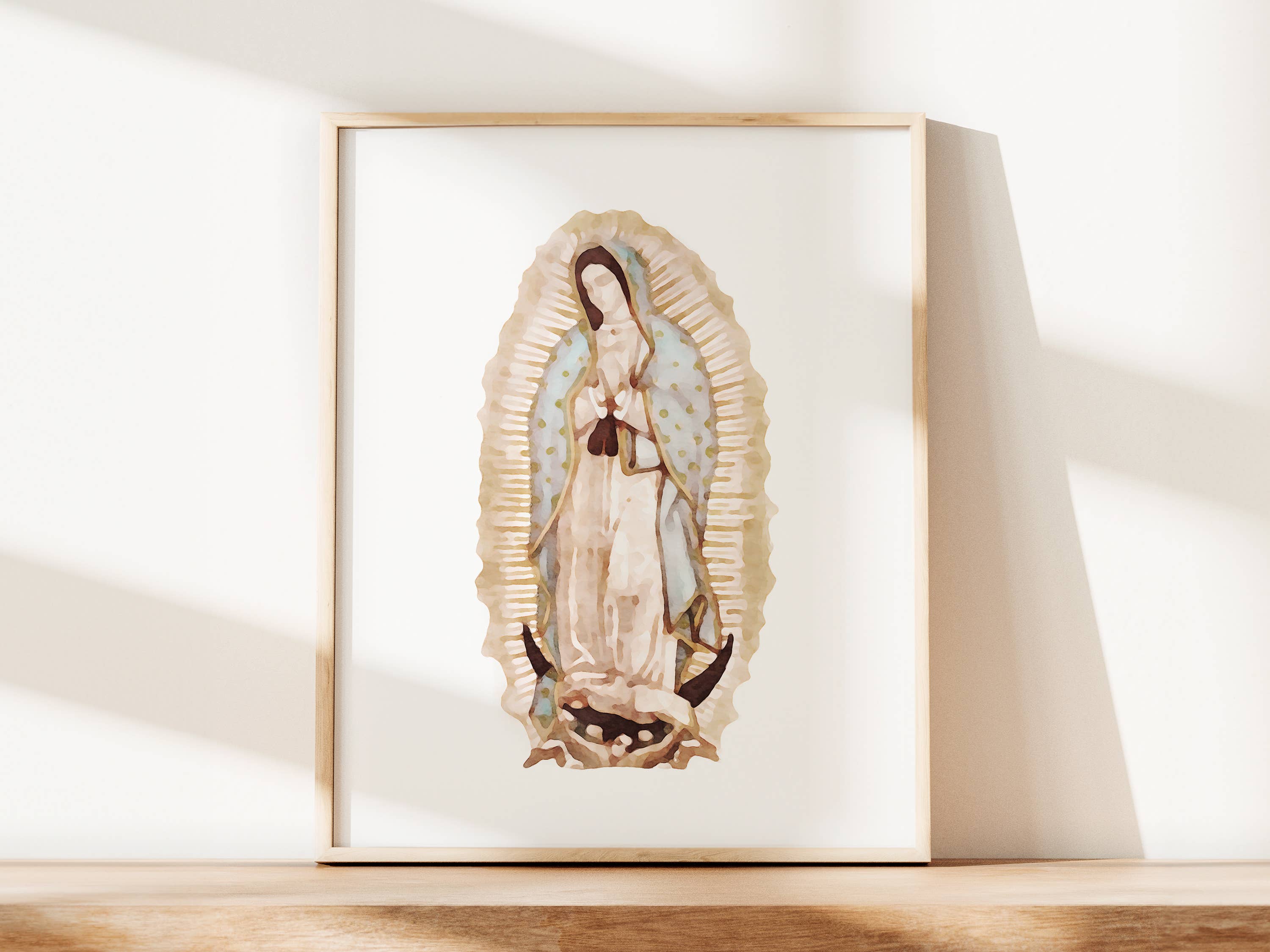 Reap+Sow - Wholesale Art Print - Our Lady of Guadalupe Watercolor Art Print2