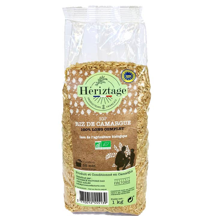 PROVENCE FACTORIZ - Wholesale Rijst - CAMARGUE RIJST IGP - LANGE VOLKOREN BIOLOGISCH 1KG