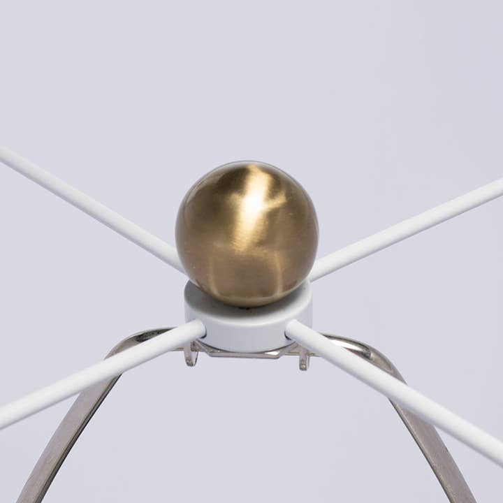 HOMYCASA DESIGN INC - Wholesale Accent/Desk Lamp - 26.3" White Gold Table Lamp Alabaster Accents Drum Shade11