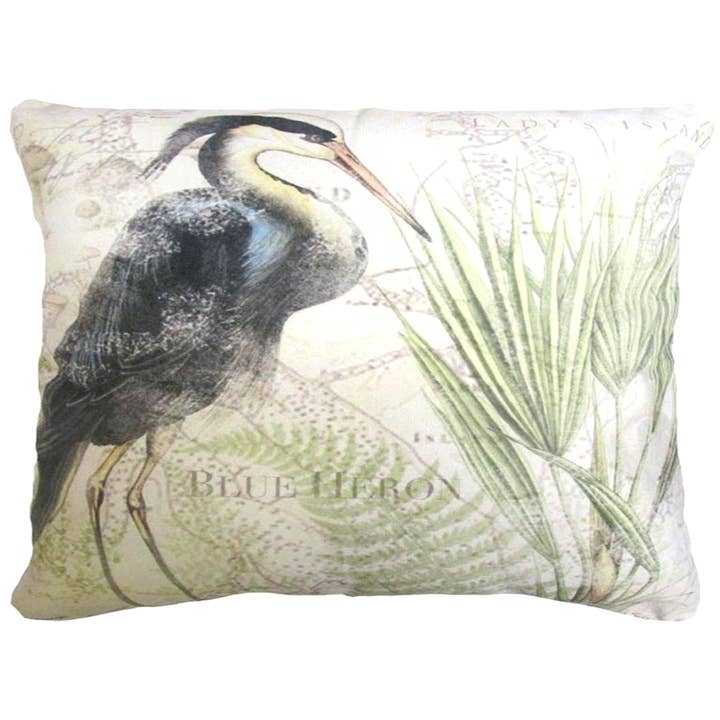 Pillow - Great Heron 1 - indoor / outdoor cushion for wholesale by Magnolia Casual