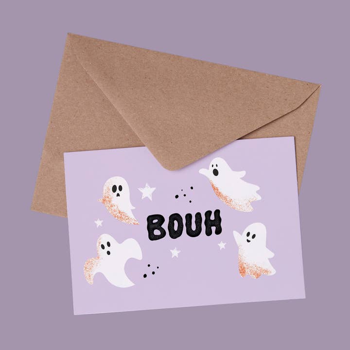 Carte - Bouh pour la vente par Les Petites Dates