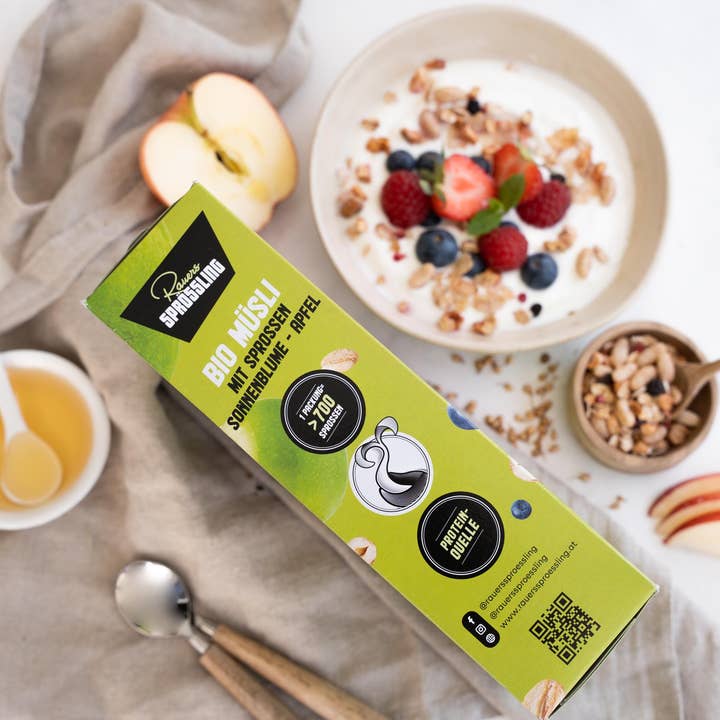 Rauers Sprössling - Wholesale Breakfast Cereal - organic cereal with sprouts sunflower apple2