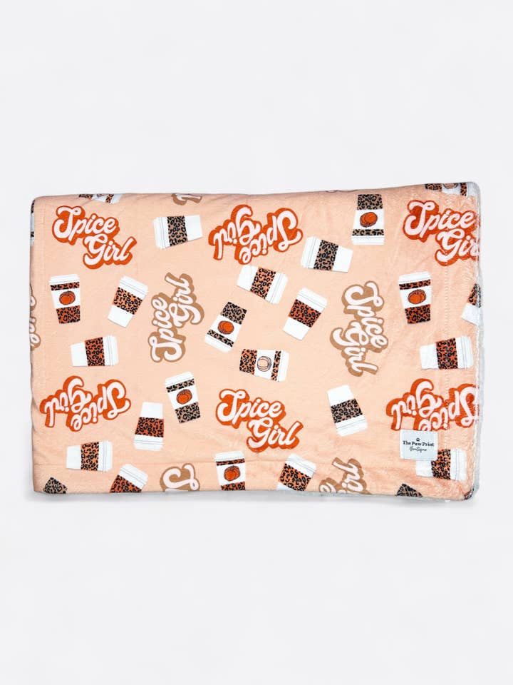 Spice Girl Dog Blanket for wholesale by The Paw Print Boutique