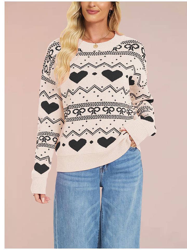Valentine’s Day Long Sleeve Heart Pullover Sweater SF142 and other Purchase Wholesale heart sweater. Free Returns & Net 60 Terms on Faire trending on Faire.
