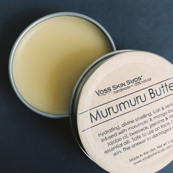 Voss Botanicals, LLC – Großhandel Körperbutter/-balsam – Murumuru- und Mangobutter-Hautbalsam | Hautregeneration | Faltenreduzierung | Linderung von trockenem Haar | Haarbutterbalsam | Feuchtigkeitscreme für trockene Haut2