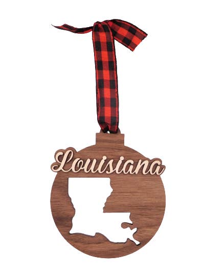 Adorno navideño de Louisiana para venta al por mayor de SHY Designs, LLC