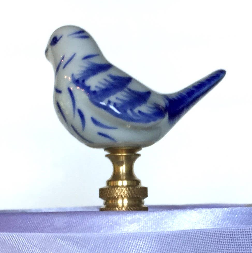 Sea Island Imports, Inc. – Estatueta decorativa por atacado – Ponteira Pássaro Canoro para Abajur2