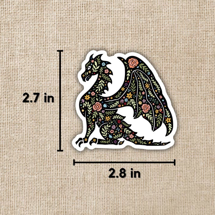 Kingdom of Threads - Wholesale Sticker - Magic Boho Dragon Sticker1
