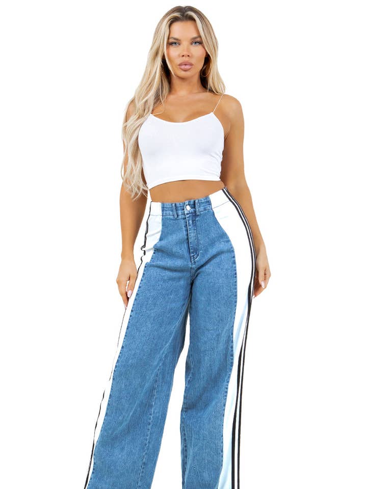 WOMEN FASHION CASUAL DENIM PANTS for wholesale by By Claude